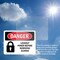 Signmission Lockout Power Before Removing Guards Danger Sign, Vinyl Decal, 10in W x 7in L, 2PK OS-2PACK-DS-D-710-L-1434 - alternate 4